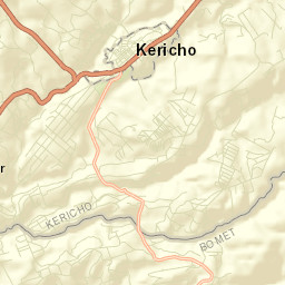 Kericho Street Map