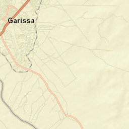 Garissa Street Map