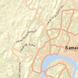 Samarinda Street Map