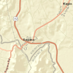 Sagana Street Map