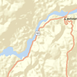 Lastoursville Street Map