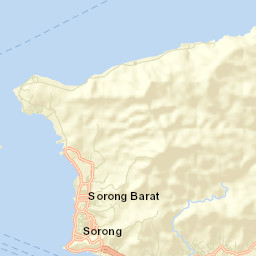 Kota Sorong Street Map