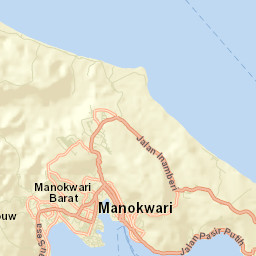 Manokwari Street Map