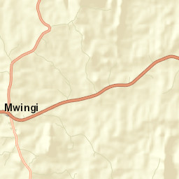 Mwingi Street Map