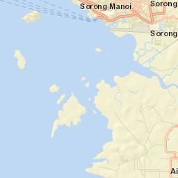 Sorong Street Map