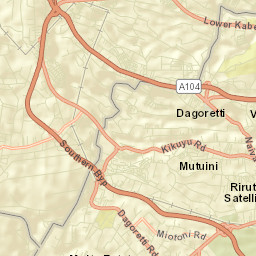 Kikuyu Street Map