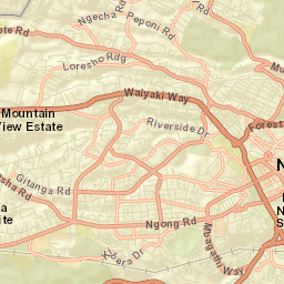 Nairobi Street Map