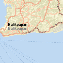 Kabupaten Penajam Paser Utara Street Map