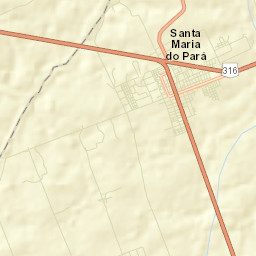 Santa Maria do Pará Street Map