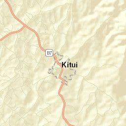 Kitui Street Map
