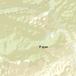 Paján Street Map