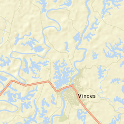 Vinces Street Map