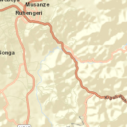 Musanze Street Map