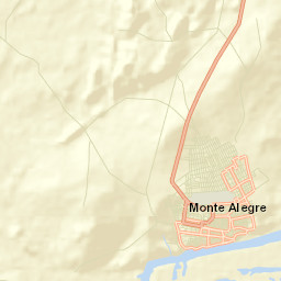 Monte Alegre Street Map