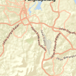 Pangkalpinang Street Map