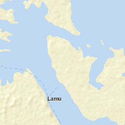 Lamu Street Map