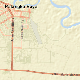 Palangkaraya Street Map
