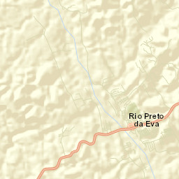 Rio Preto da Eva Street Map