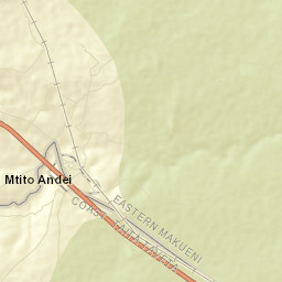 Mtito Andei Street Map