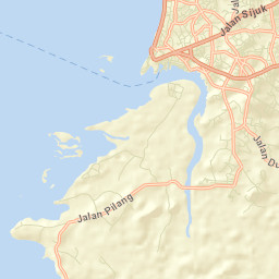 Tanjung Pandan Street Map