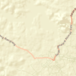 Kabupaten Belitung Timur Street Map