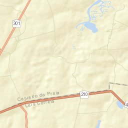 Cajueiro da Praia Street Map
