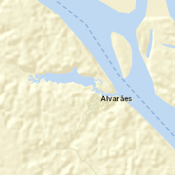 Alvarães Street Map