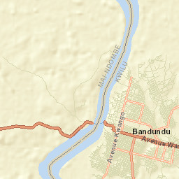 Bandundu Street Map