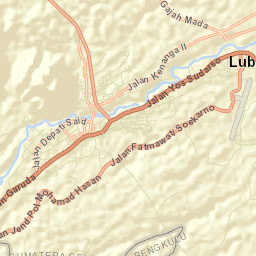 Kota Lubuklinggau Street Map