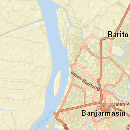 Kota Banjarmasin Street Map