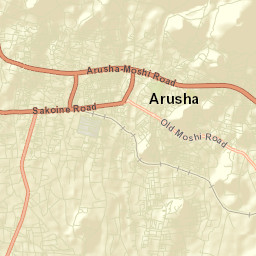 Arusha Street Map