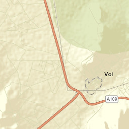 Voi Street Map