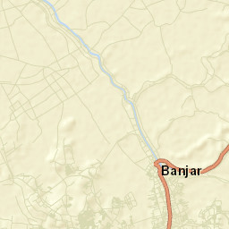 Kota Banjar Baru Street Map