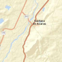 Santana do Acaraú Street Map