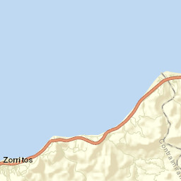 Zorritos Street Map