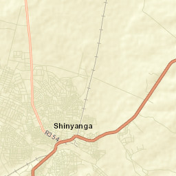 Shinyanga Street Map