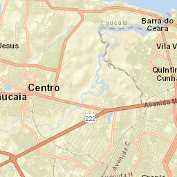 Caucaia Street Map
