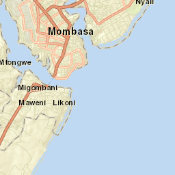 Mombasa Street Map