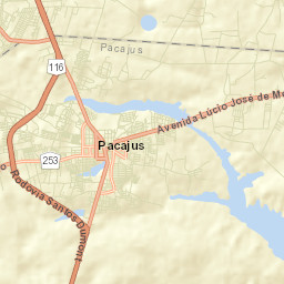 Pacajus Street Map