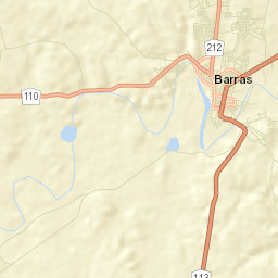 Barras Street Map