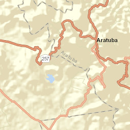Aratuba Street Map