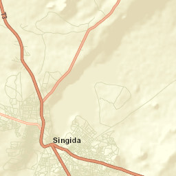 Singida Street Map