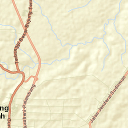 Kabupaten Lampung Tengah Street Map