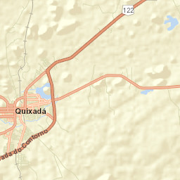 Quixadá Street Map