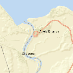 Areia Branca Street Map