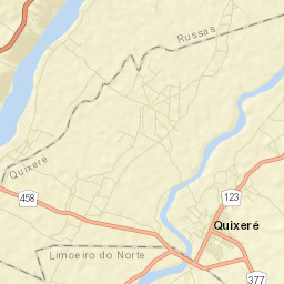 Quixeré Street Map
