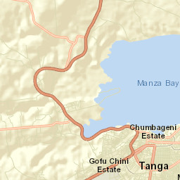 Tanga Street Map
