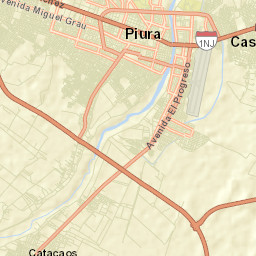 Piura Street Map