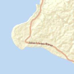 Kabupaten Pesisir Barat Street Map