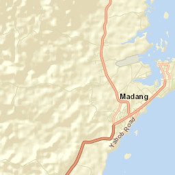Madang Street Map